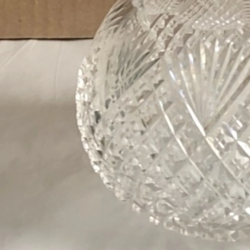 American Brilliant Carafe Strawberry Diamonds